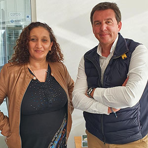 Fouzia Fares et David Mérieau