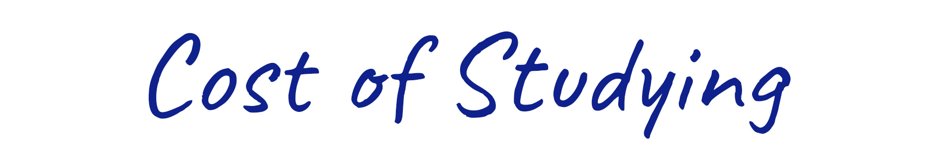 Cost of Studying