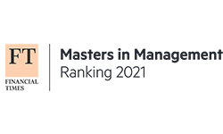2021 Financial Times World Ranking of Masters in Management