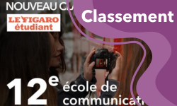 Le Figaro Étudiant ranks Excelia’s school of communication as one of the best communication schools in France